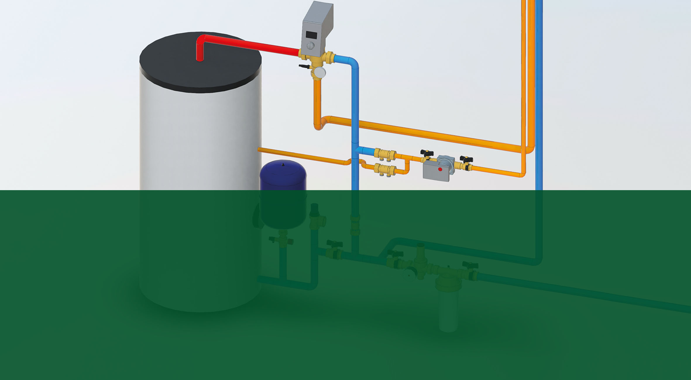 冷热水系统元件